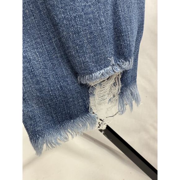 KanCan LA Distressed Skinny Jeans Women’s Size 11/29 Cropped Ankle Blue GUC Flaw - Picture 5 of 16